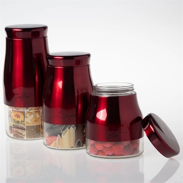 Glass Spice Storage Jar 4 Glass Spice Storage Jar 4