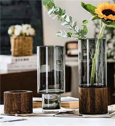 گلدان شیشه ای دریفت